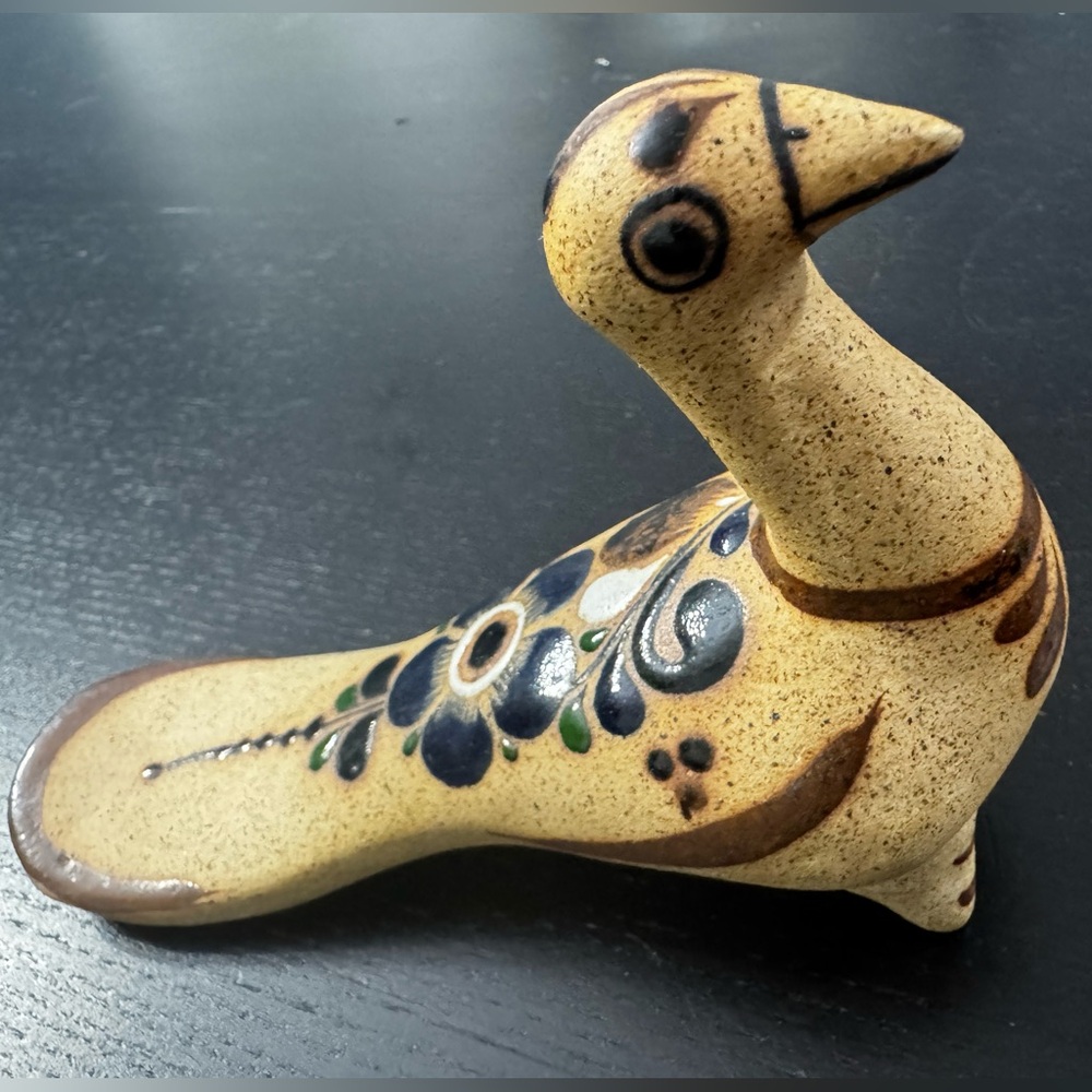 Handcrafted Ceramic Bird Figurine